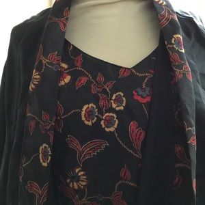 Satin nightgown with robe